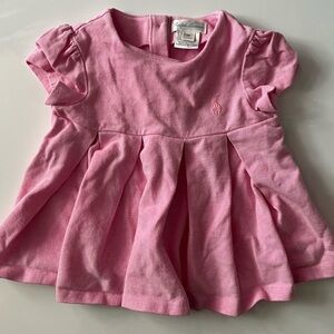 Ralph Lauren • Pink Pleated Baby Dress